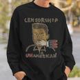 Vintage Censorship Is Un American 1990 Sweatshirt Gifts for Him