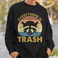 Vintage Raccoon Lovers Sweatshirt - Fun Design for Casual Wear Gifts for Him