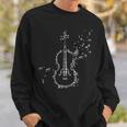 Violin &Iolin Music Notes Musician Sweatshirt Geschenke für Ihn