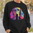 Watercolour Colourful Bavarian Mountain Sweat Dog Sweatshirt Geschenke für Ihn