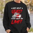 Wer Nicht Stürzt Fährt Nicht Am Limit Akku Bicycle Cyclist Sweatshirt Geschenke für Ihn