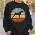 Whippet Retrointage 60S 70S Sunset Snap Perro Amantes Hombres Camisa de entrenamiento Regalos para él