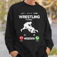 The Wrestling Calls Retro Wrestling Wrestling Sweatshirt Geschenke für Ihn