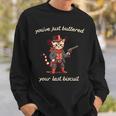 You've Just Buttered Your Last Biscuit Western Cat Cowboy Sweatshirt Gifts for Him