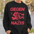 Zeichen Setzen Gegen Rechts Gegen Nazisintage Sweatshirt Geschenke für Ihn