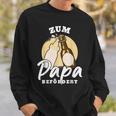 Zum Papa Beförders 2024 Bald Papa 2024 Sweatshirt Geschenke für Ihn