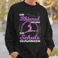 Zum Rhönrad Geboren Zur Schule Gezwungen Acrobatin Sweatshirt Geschenke für Ihn