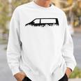 4X4 Offroad Camping T6 Outdoor Silhouette Nature Camping 4Wd Gray Sweatshirt Geschenke für Ihn