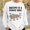 Anatomy Of A Hognose Snake Owner Hognose Snake Lover Sweatshirt Gifts for Him