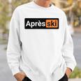 Après Ski Apres Ski-Haserl Ski Holiday Skiing Mountain Outfit Sweatshirt Geschenke für Ihn