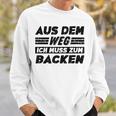 Backen Hobby Lustiger Backen Spruch Sweatshirt Geschenke für Ihn