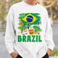 Brazil Flag Outfit Idea For Children Brazil & Brazilian Flag Yellow Sweatshirt Geschenke für Ihn