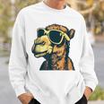 Camel With Sunglasses Gray Sweatshirt Geschenke für Ihn