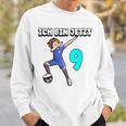 Children's Ich Bin Jetzt 9 Football Boy Dabbing 9Th Birthday Sweatshirt Geschenke für Ihn