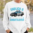 Children's Police 8 Years Boys Police 8Th Birthday Sweatshirt Geschenke für Ihn