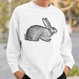 Cool Vintage Country Farm Animal Rabbit Hare Bunny Sweatshirt Gifts for Him