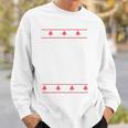 Dreaming Red Christmas Karl Marx Ugly Xmas Sweater Meme Sweatshirt Geschenke für Ihn