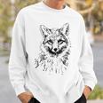 Fox Lovers Fox Motif Animals Gray Sweatshirt Geschenke für Ihn