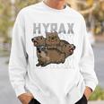 Rock Hyrax Meme Dassie Cute Animal Lover Gray Sweatshirt Geschenke für Ihn