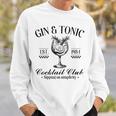 Gin And Tonic Cocktail Lovers Idea Sweatshirt Geschenke für Ihn