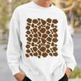 Giraffe Print Lazy Halloween Costume Idea Sweatshirt Gifts for Him