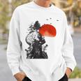 Hangover Human Tree Surreal Artistic Sunset Gray Sweatshirt Geschenke für Ihn