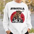 Hyraxzilla Rock Hyrax Lover Awawa Angry Marmot Gray Sweatshirt Geschenke für Ihn