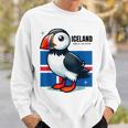 Iceland Iceland Flag Puffin Sweatshirt Geschenke für Ihn