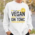 Ich Binegan Ich Trinke Gin Tonic X Lecker Gin Sweatshirt Geschenke für Ihn