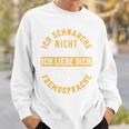 Ich Schnarche Nicht Schnarcher Lustiger Spruch Schnarchen Sweatshirt Geschenke für Ihn