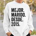 Mejor Marido Desde 2015 9 Aniversario De Boda 9 Años Camisa de entrenamiento Regalos para él