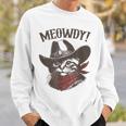 Meowdy Cat Cowboy Cat Country Western Cat Sweatshirt Gifts for Him