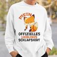 My Official Favourite Sleep Fox Pyjamas Fox Sweatshirt Geschenke für Ihn