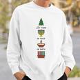 Peace On Earth Multicultural Holiday Diversity Symbols Sweatshirt Gifts for Him