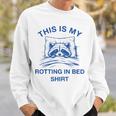 Raccoon Meme Sweatshirt - Sarcastic Humor - Cozy Unisex Pullover Gifts for Him