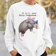 Raccoon Trash Panda Sweatshirt - Funny Comfort for Animal Lovers Gifts for Him