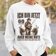 Rentner Anglerspruch For 60Th Birthday Angler Silver Sweatshirt Geschenke für Ihn