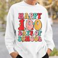 Retro Happy 100Th Day Of School Teachers Kid Happy 100 Days Sweatshirt Gifts for Him