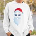 Santa Claus Sunglasses Christmas Santa Claus Long-Sleeved Sweatshirt Geschenke für Ihn