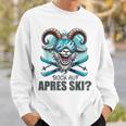 Skifahren Lustiges Apres Ski Sweatshirt Geschenke für Ihn