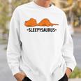 Sleepysaurus Schlaf Schlafanzug Nachthemd Dinosaurier Sweatshirt Geschenke für Ihn