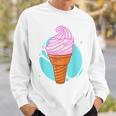 Soft Ice Cream In The Waffle Summer Ice Cream S Sweatshirt Geschenke für Ihn