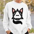 Theta Delta Cat Therian Pride Gray Sweatshirt Geschenke für Ihn