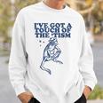 Vintage I've Got A Touch Of The Tism Retro Frog Meme Sweatshirt Gifts for Him