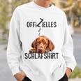 Vizsla Official Sleep With Dog Sweatshirt Geschenke für Ihn