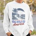Welcome To America's Gulf Retro Vintage Beach Sweatshirt Gifts for Him
