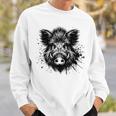 Wild Boar Boar Hunting Hunter Wild Boar Green Sweatshirt Geschenke für Ihn