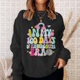 In My 100Th Day Of Kindergarten Era Happy 100 Days Of School Sweatshirt Gifts for Her