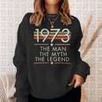 1973 The Man The Myth The Legend Sweatshirt Gifts for Her