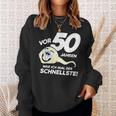 50Th Birthday 50 Years Ago Was Ich Mal Der Fastest Sweatshirt Geschenke für Sie